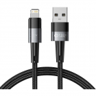 Cablu de date UltraBoost USB Lightning 12W 2 4A 1m Gri