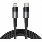 Cablu de date UltraBoost USB Type C Lightning PD 20W 3A 2m Gri