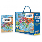 Puzzle Cunoaste si exploreaza Europa 210 piese