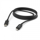 Cablu de Date USB C Lightning Negru