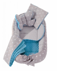 Set 5 in 1 Nichiduta Babynest Minky Turquoise