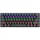 Tastatura gaming mecanica Arena Iluminare Rainbow Black