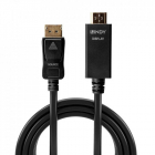 Cablu video LINDY DisplayPort Male HDMI Male 2m negru