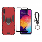 Set protectie 2 in 1 pentru Samsung Galaxy A50 A50s cu husa hybrid ant