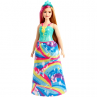 Papusa Mattel Barbie Dreamtopia Printesa cu Coronita Albastra
