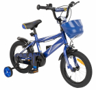 Bicicleta 14 inch Makani cu roti ajutatoare Diablo Blue