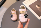 Pantofiori roz din lac Fashion