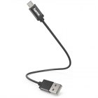 Cablu de Date USB A Micro USB Negru
