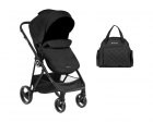 Carucior transformabil 2 in 1 KikkaBoo Gianni Black