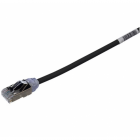 Patchcord Cat 6A 0 2m Black