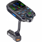 Modulator FM Car kit auto Bluetooth 5 3 USB QC 3 0 U Disk Jack 3 5mm A