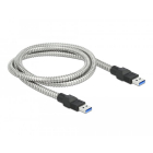 Cablu de date USB A USB A 1m Silver