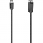 Cablu de Date USB C Plug Micro USB Negru