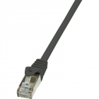 Cablu F UTP Patchcord Cat 5e 10m Negru