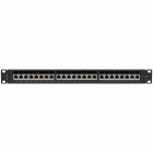 Patch Panel 19 inch 24 porturi Black