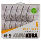 Carlig Kamakura Wide Gape Barbless Nr 4