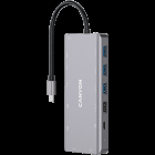 CANYON 13 in 1 USB C hub with 2 HDMI 3 USB3 0 support max 5Gbps 1 USB2