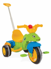Tricicleta cu maner parental Pilsan Caterpilar Green