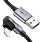 Cablu Date USB Lightning US299 18W 1m Negru