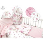 Set pentru bebelusi 6 1 piese MimiNu 120x60 cm Pink Ballerina