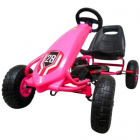 Kart cu pedale R Sport Gokart roti gonflabile G4 roz