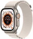 SmartWatch Apple Watch Ultra 49mm Titanium cu Starlight Alpine Loop Sm