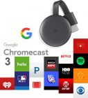 Media player Google ChromeCast 3 0 HDMI streaming media negru Netflix 