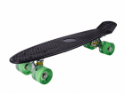 Skateboard cu led uri pentru copii 56x15cm Black