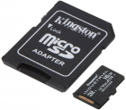 Card memorie Kingston MicroSDHC Industrial Class 10 UHS I 16GB Adaptor