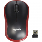 Mouse Optic Wireless M185 Rezolutie 1000DPI Negru Rosu