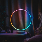 Lampa LED rotunda cu efect RGB