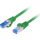 Patchcord S FTP Cat 6A 15m Green