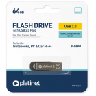Flash Drive 64GB USB 2 0 S Depo Argintiu