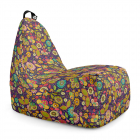 Fotoliu Puf Bean Bag tip Chill XL Flowers Hippie