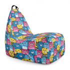 Fotoliu Puf Bean Bag tip Chill XL Smiley Cats