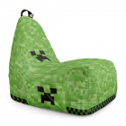 Fotoliu Puf Bean Bag tip Chill XL Minecraft Creeper