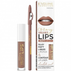 Kit de buze Oh My Velvet Lips Eveline Cosmetics Concentratie Set Nuant