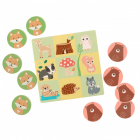 Joc Tic Tac Toe Woodland Animal