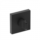 Rozeta pentru WC Gamet patrata zamac negru 52 x 52 mm