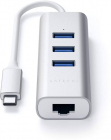 Hub USB Satechi USB C Hub 3x USB 3 0 1x Ethernet Silver