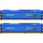 Memorie FURY Beast Blue 16GB 2x8GB DDR3 1600MHz CL10 Dual Channel Kit