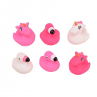 Happy World Set de baie cu flamingo si unicorni 6 buc Din cauciuc Roz