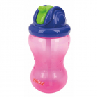 Nuby Cana cu pai anti alunecare Cu inchidere etansa Plastic 360 ml 12 