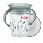 Nuby Cana cu manere 360 Din materialul ecologic tritan Rezistenta 240 