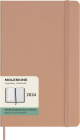 Agenda 2024 12 Months Weekly Planner Large Hard Cover Sandy Brown