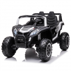 Buggy UTV electric copii 4 x 4 A036 doua locuri alb