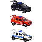 Set Dacia Duster SOS Majorette cu Masina de Jandarmerie Salvare si Pol