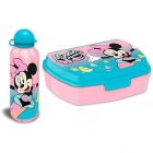 Set cutie sandwich si recipient lichide aluminiu 500ml SunCity Minnie 