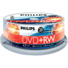 DVD RW 4 7GB 25 buc Spindle 4x PHILIPS