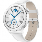 Smartwatch Watch GT 3 Pro Frigga B19V Ceramic Case White Leather Strap